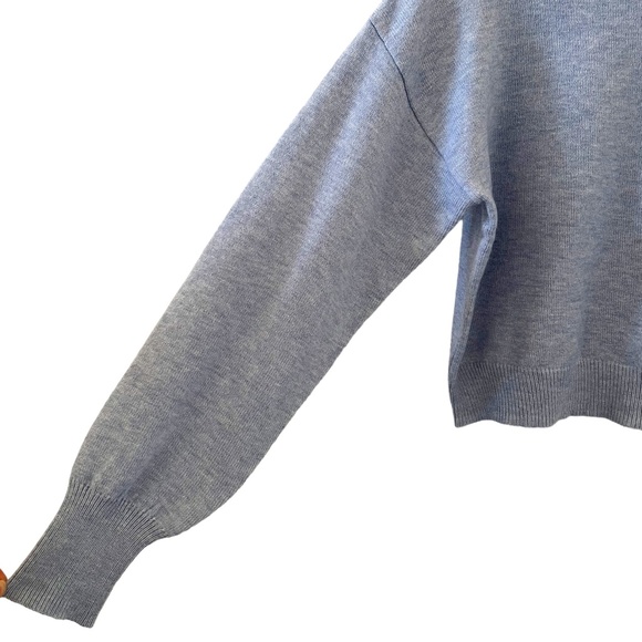 Cotton On NEW Cropped Baby Blue Sweater Size S - Picture 5 of 13